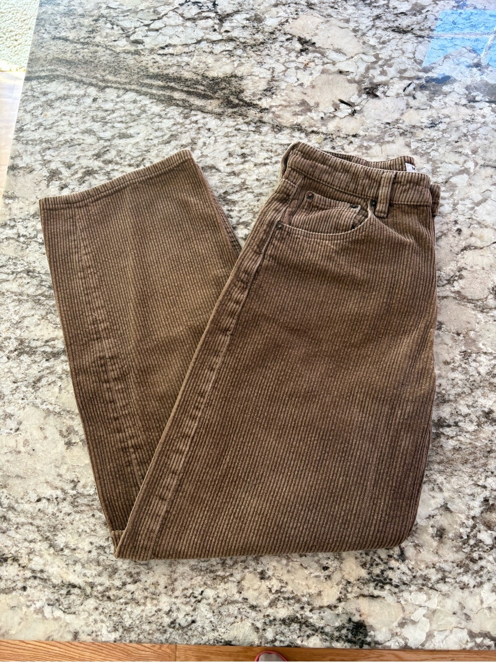 Chocolate 90s Parallel Cord High Rise Jeans Petite - Picture 2 of 11